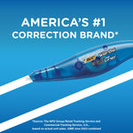 BIC Wite-Out Exact Liner Correction Tape, White, 2/Pack (50744)
