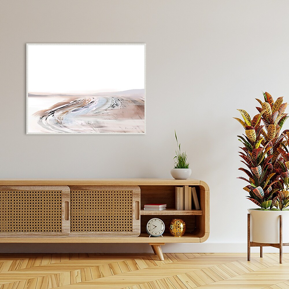 Amanti Art Creek by Dan Hobday Framed Canvas Wall Art Print, 42" x 32" (A42678302534)