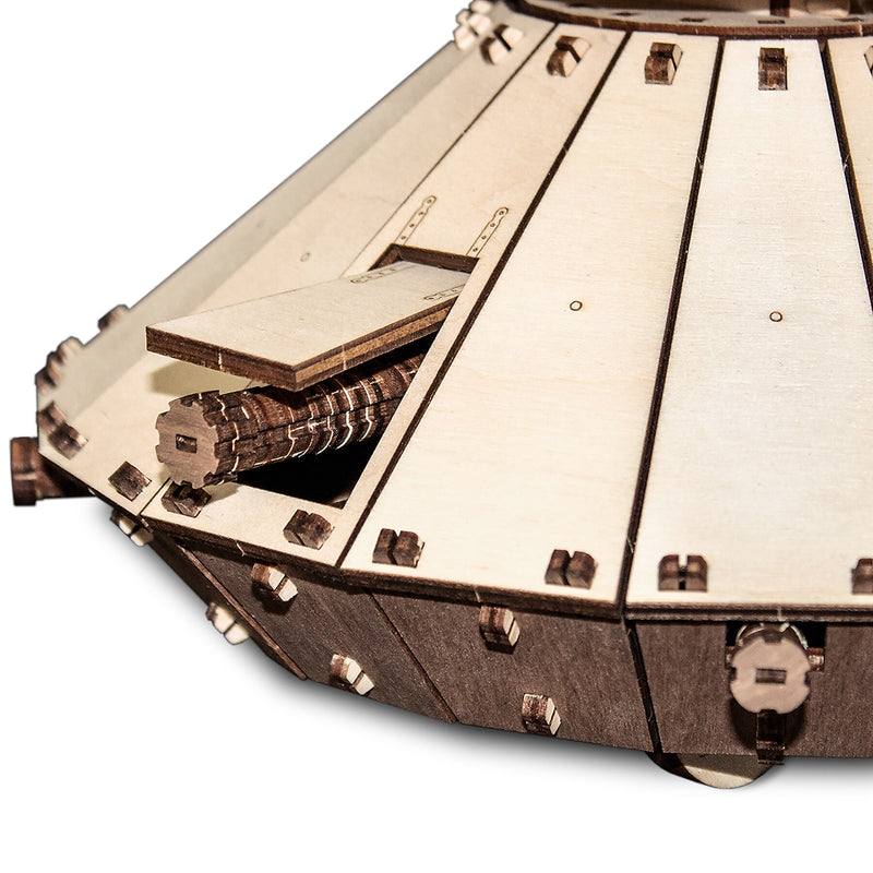 EWA Eco-Wood-Art Da Vinci Tank 3D Wooden STEM Construction Kit, 363 Pieces/Set (AVRAV0523409)