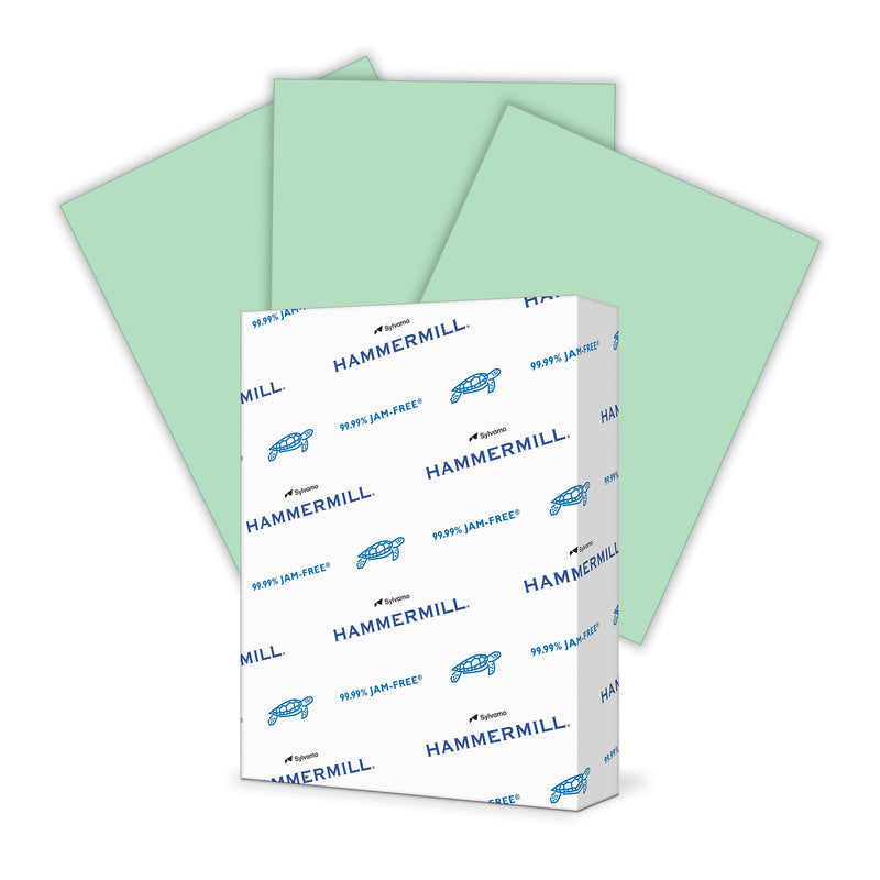 Hammermill Colors Multipurpose Paper, 20 lbs., 8.5" x 11", Green, 500 Sheets/Ream (103366)