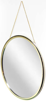 Infinity Instruments Franc II Gold Plastic Framed Wall Mirror, 22" (20209GD)