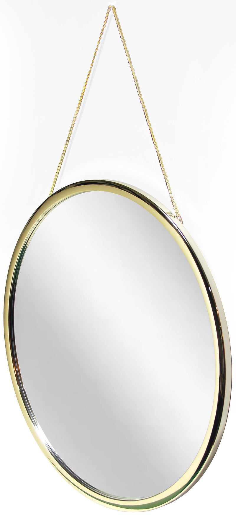 Infinity Instruments Franc II Gold Plastic Framed Wall Mirror, 22" (20209GD)