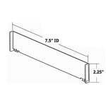 Azar 50/Pack Tall End Dividers 2.25 x 7.5-inch