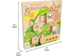 Flash Furniture Bright Beginnings Butterfly Life Cycle Wall Activity Board (MK-ME12883-GG)