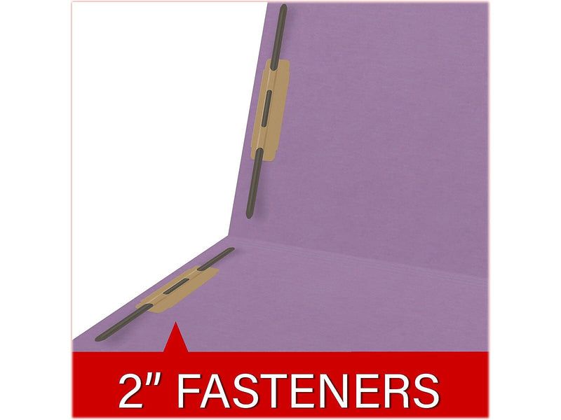 Medical Arts Press Reinforced End Tab File Folder, Straight Cut, Letter-Size, Lavender, 50/Box (S-01502-LAV)