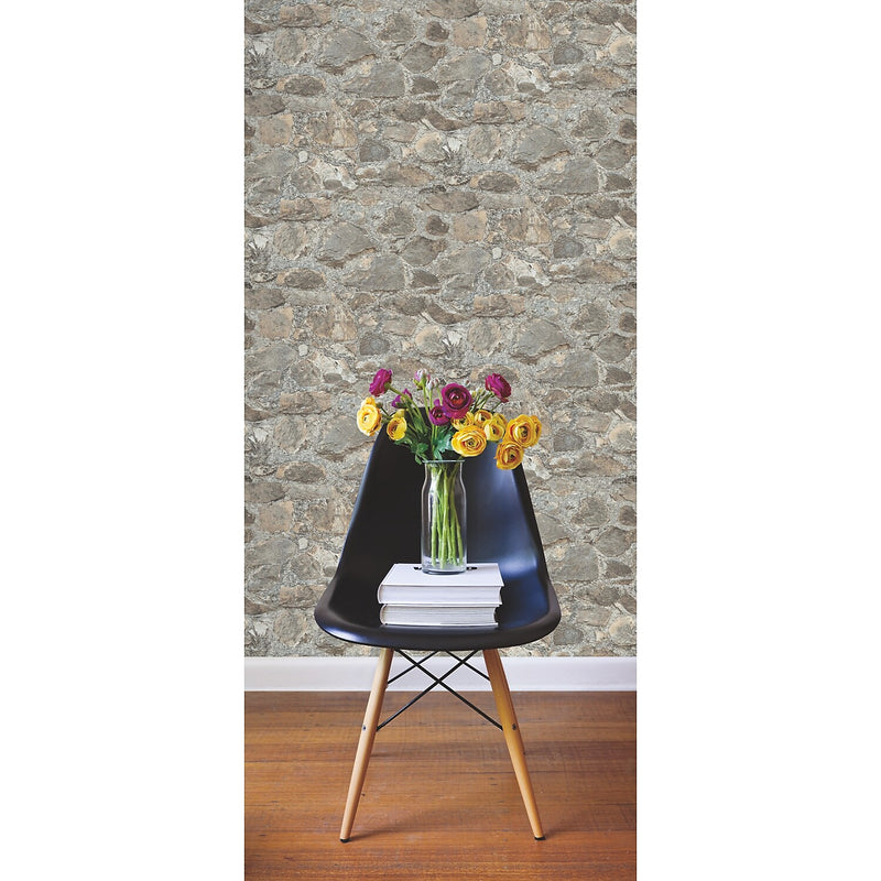 York Wallcoverings Weathered Stone Peel and Stick Wallpaper (RMK9096WP)