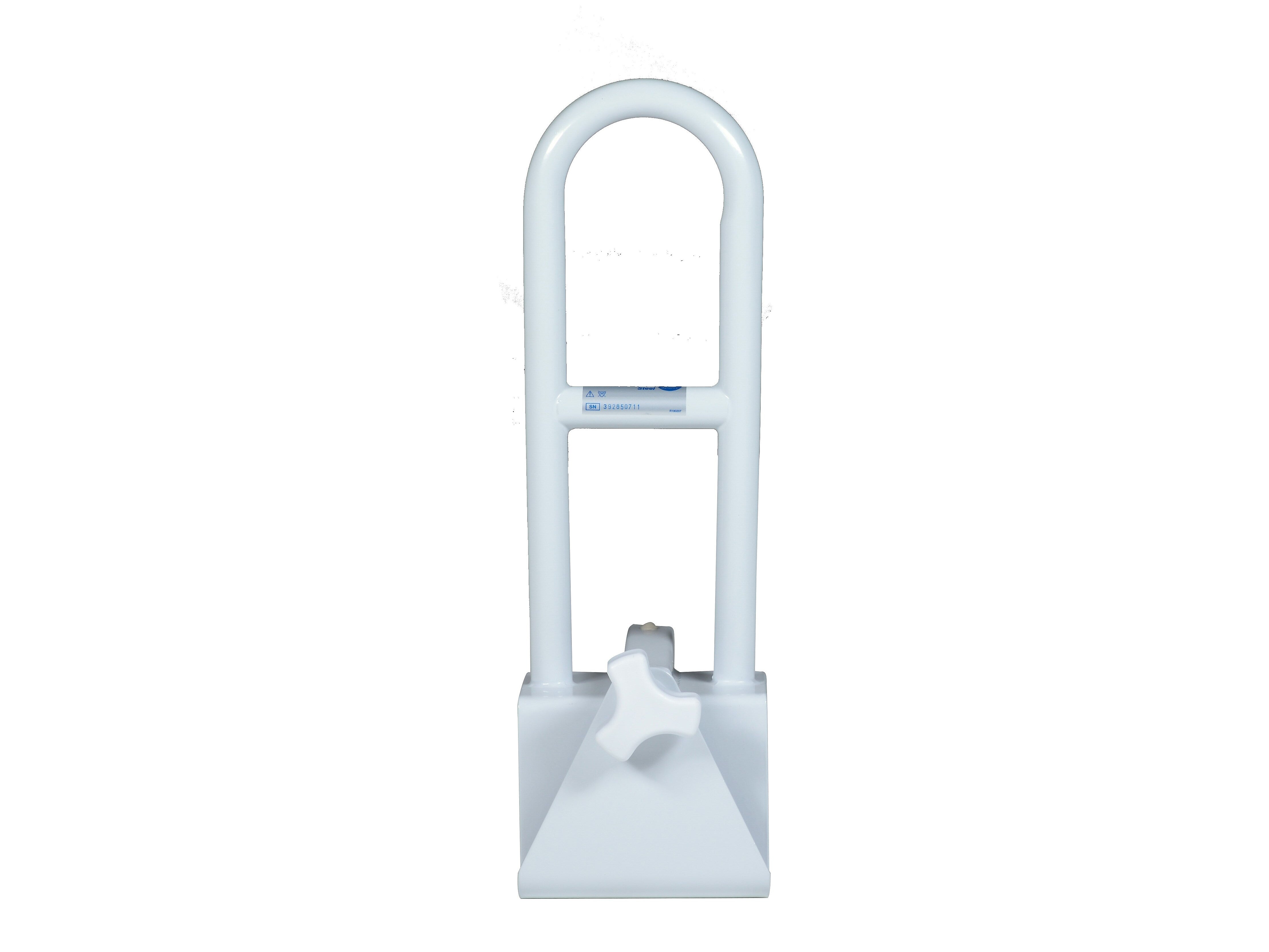 Dynarex Steel Clamp-On Tub Rail, White (10340)