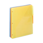 Smead™ Three-Ring Binder Poly Index Dividers with Pocket, 9.75 x 11.25, Assorted Colors, 30/Box