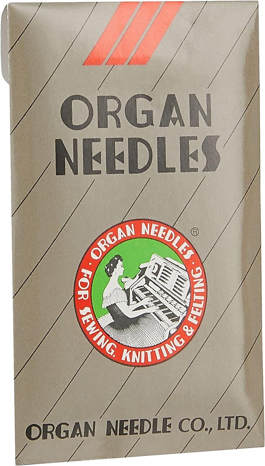 Organ Needles Embroidery Machine Needles, 100 Piece, 75/11 Size (SAEMB7511)