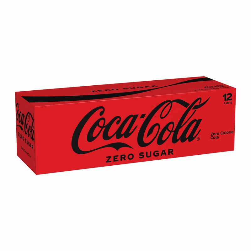 Coca-Cola Zero Sugar Soda, 12 oz., 24/Carton (00049000042559)