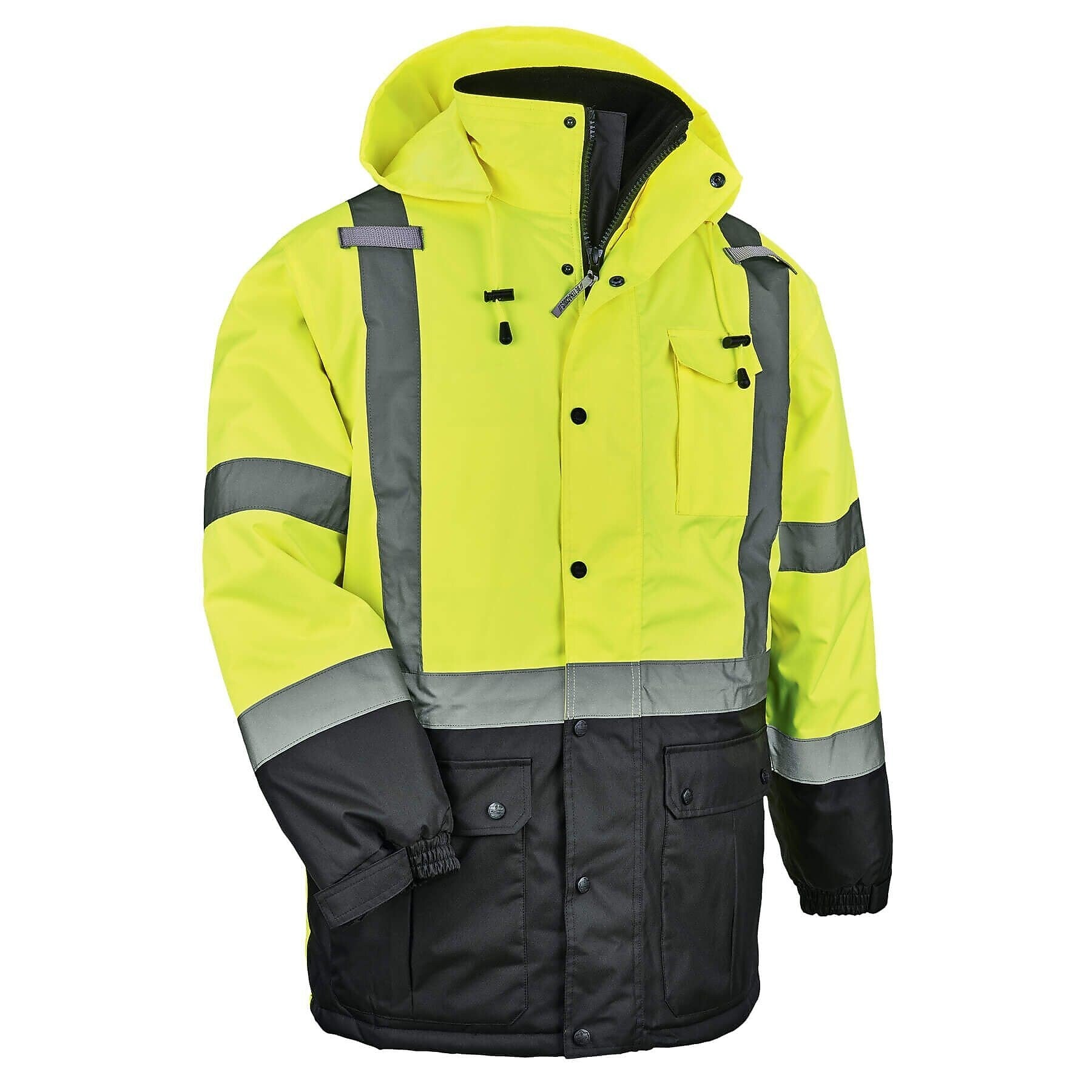GloWear 8384 Type R Class 3 Thermal Parka, Lime, Large (25564)