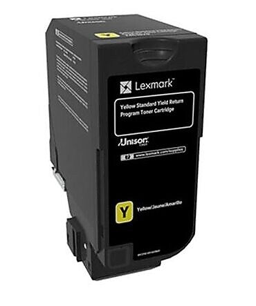 Lexmark Original Yellow Standard Yield Laser Toner Cartridge (LEX74C0SYG)