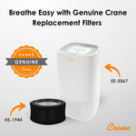 Crane True HEPA Air Purifier Filter, 3.5" x 7" x 7" (HS-1944)