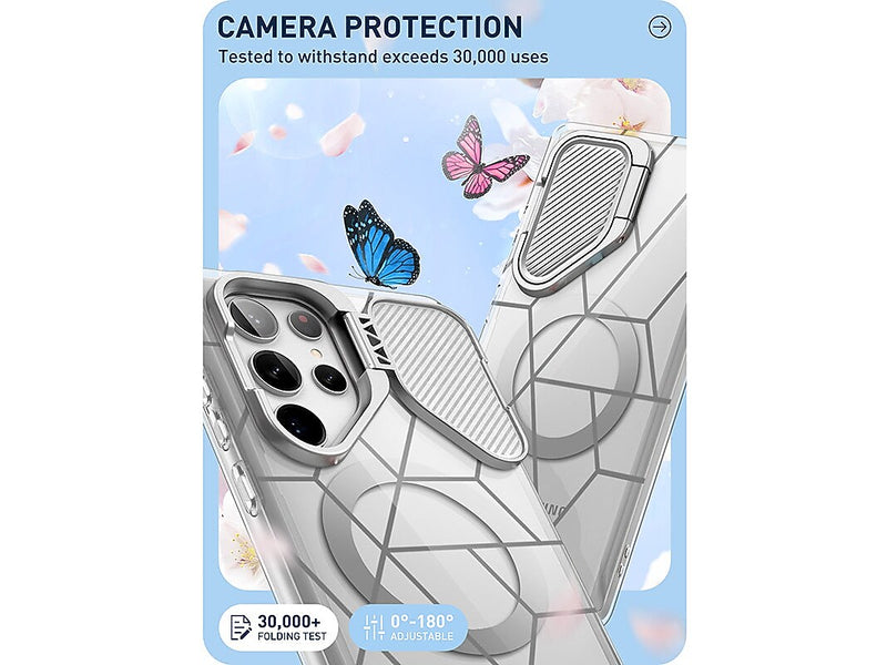 i-Blason Cosmo Clear MagSafe Case for Samsung Galaxy S24 Ultra, Shock-Absorbing