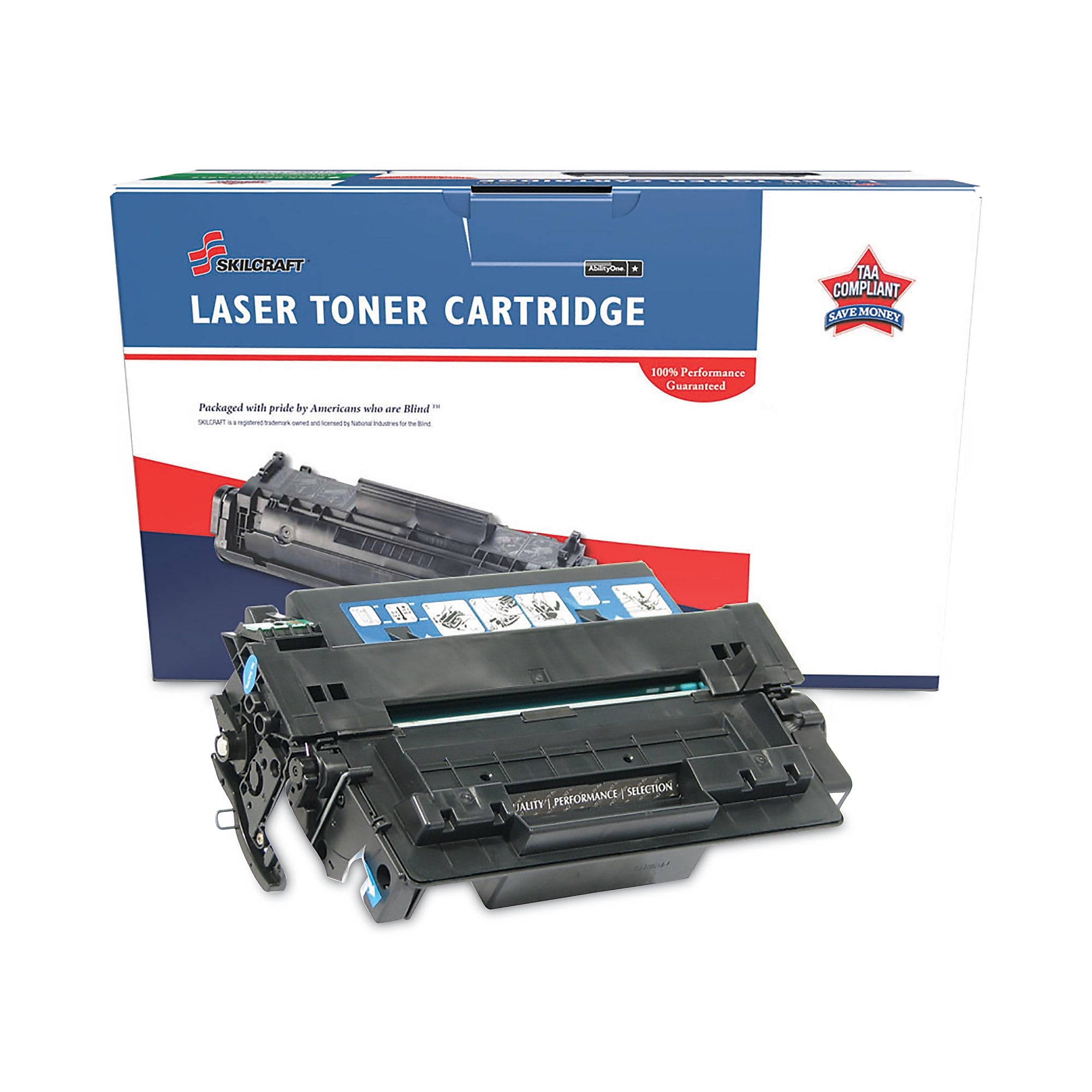 AbilityOne 7510016961566 Remanufactured Q6551A (51A) Toner, 6,500 Page-Yield, Black (NSN6961568)