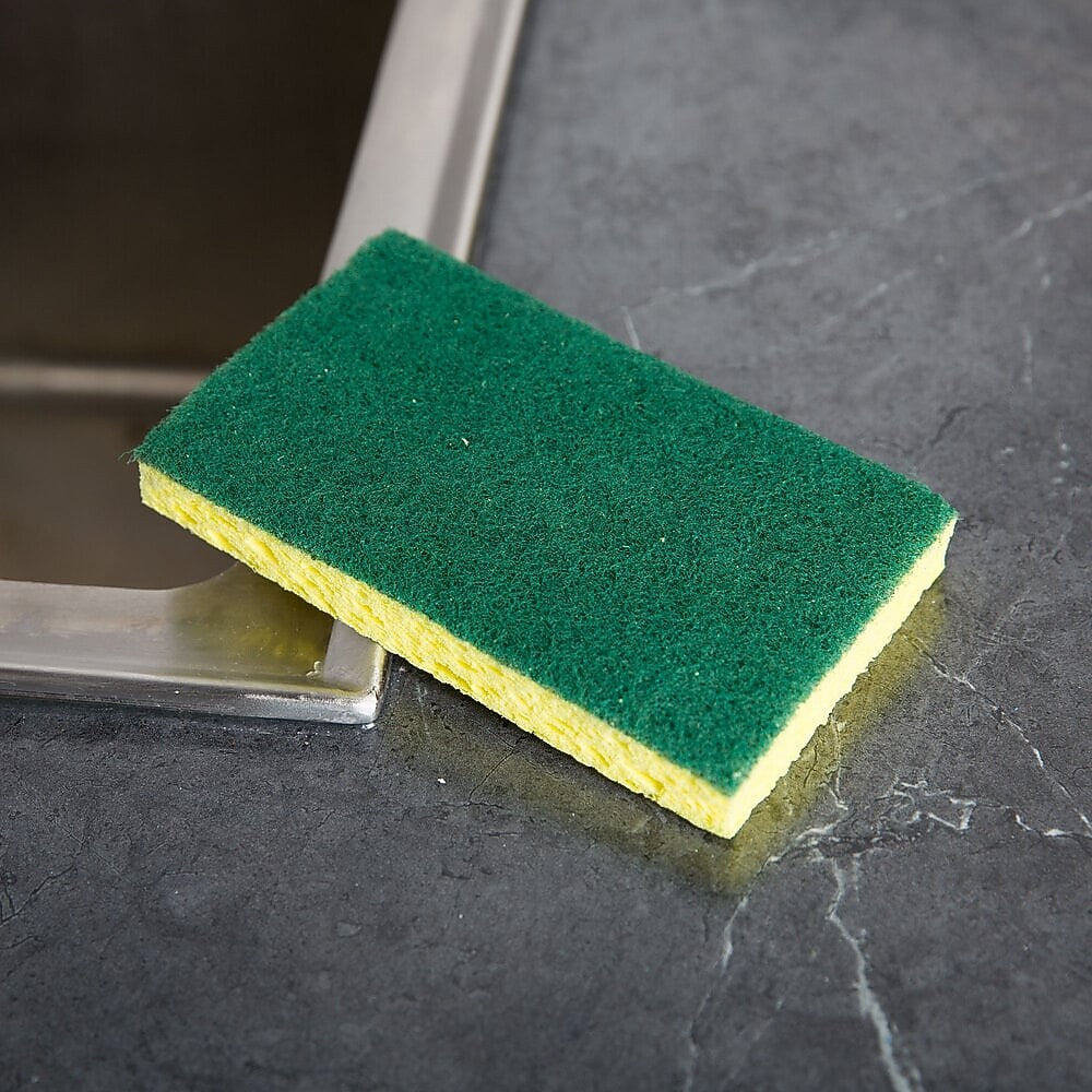 Scotch-Brite Sponge with Scrubber, Green/Yellow (74)