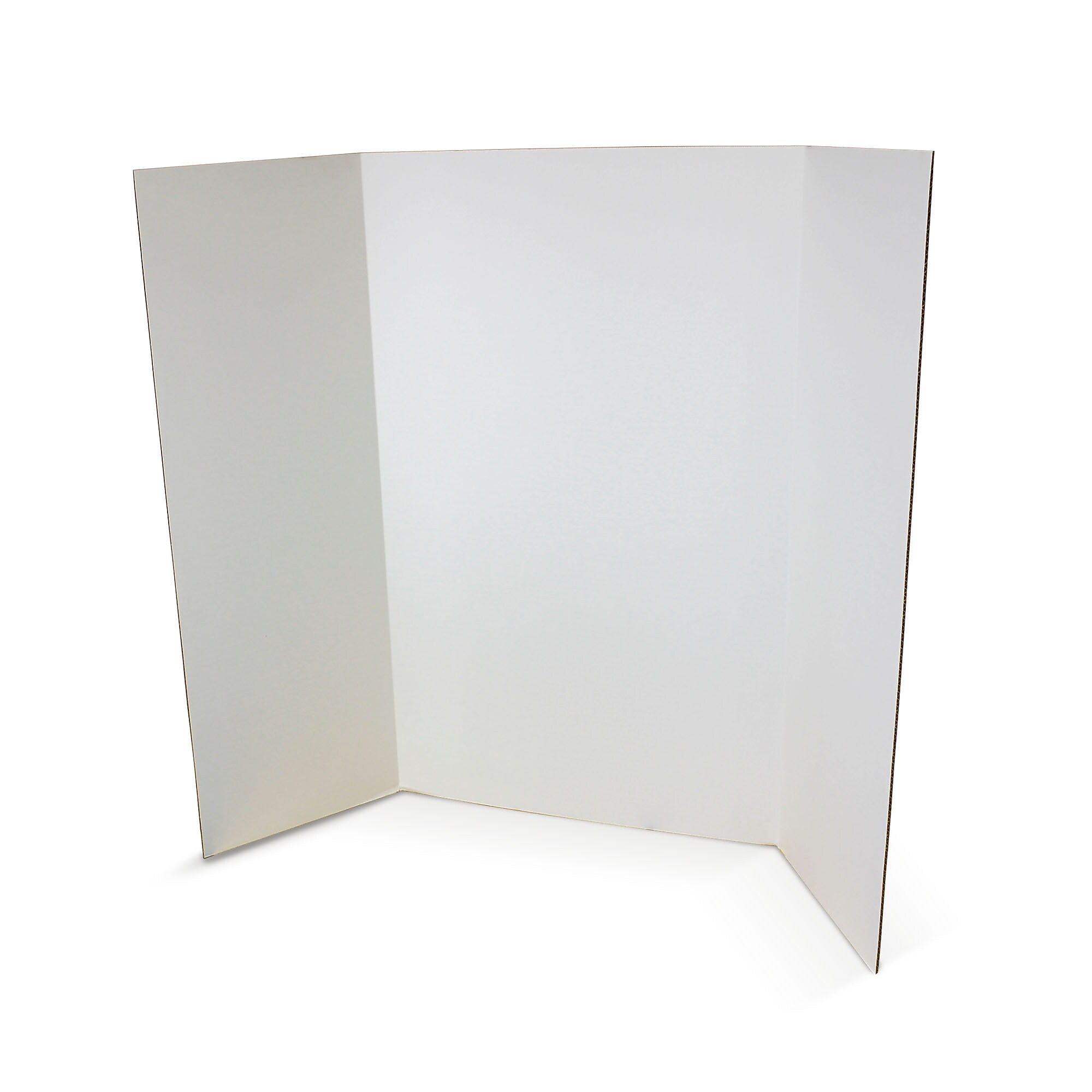 Flipside Corrugated Project Board, 3' x 4', White, 10/Carton (30046-10)