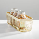 mDesign Steel Organizer, Soft Brass (25959)