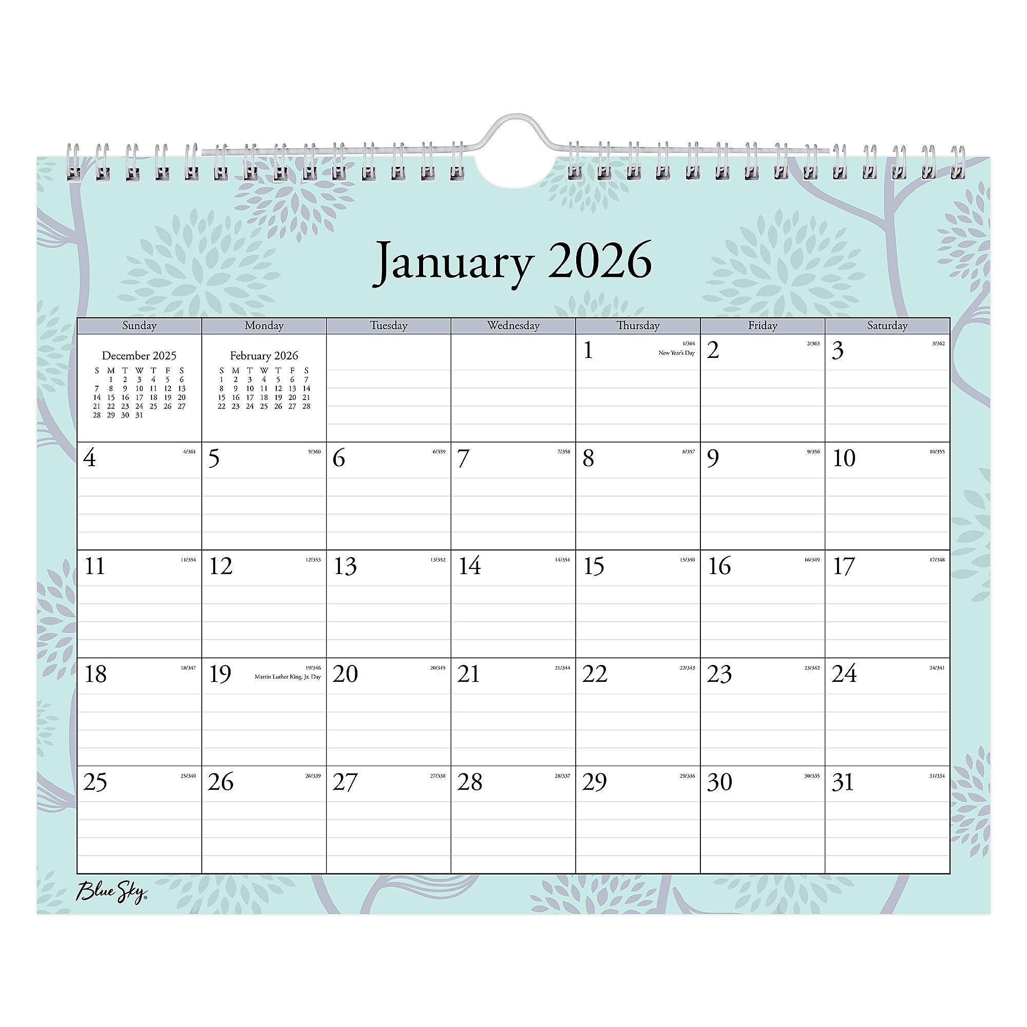 2026 Blue Sky Rue Du Flore 11" x 8.75" Monthly Desk Calendar (101613-26)