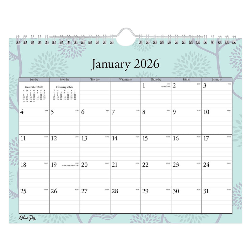 2026 Blue Sky Rue Du Flore 11" x 8.75" Monthly Desk Calendar (101613-26)