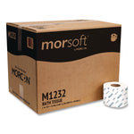 Morcon Morsoft Recycled Toilet Paper, 1-Ply, White, 1200 Sheets/Roll, 48 Rolls/Carton (MORM1232)