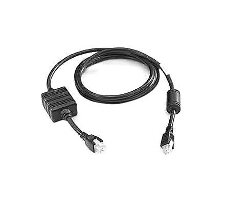 Zebra Male/Male Standard Power Cord for 4-Slot Ethernet Cradle, Black (CBL-DC-381A1-01)