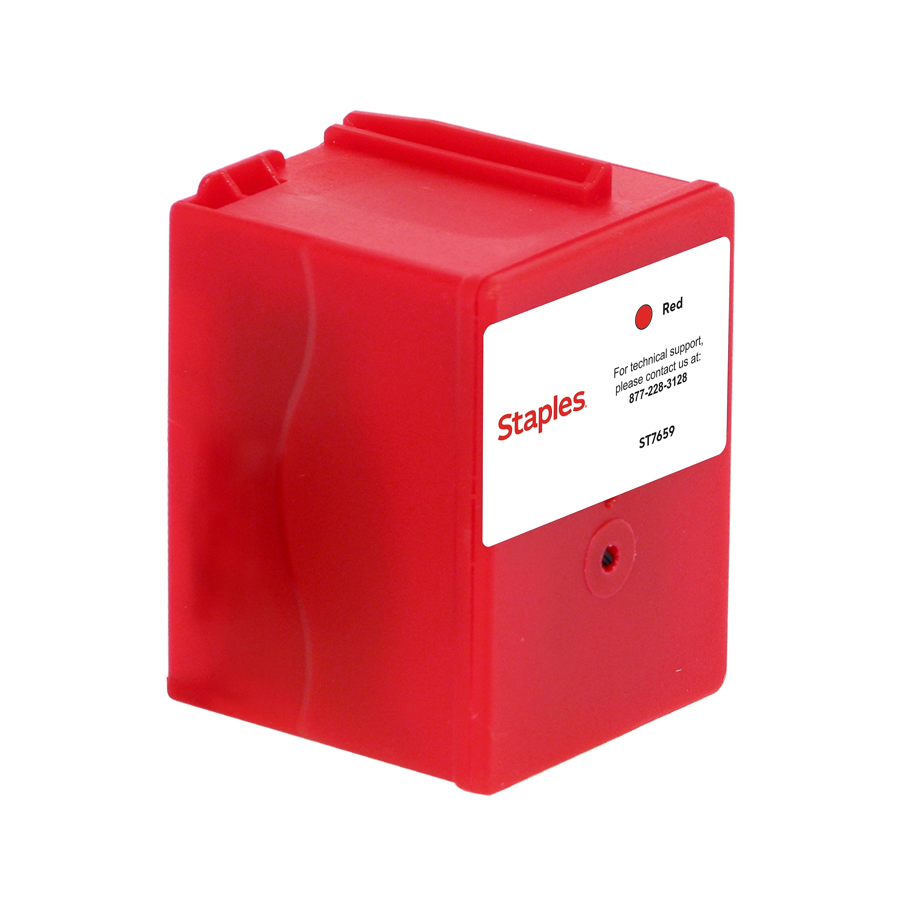 Staples Remanufactured Postage Meter Red Ink Cartridge (TR7659)
