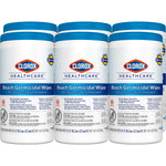 Clorox Healthcare Bleach Germicidal Wipes, 150 Wipes/Container, 6/Carton (30577)
