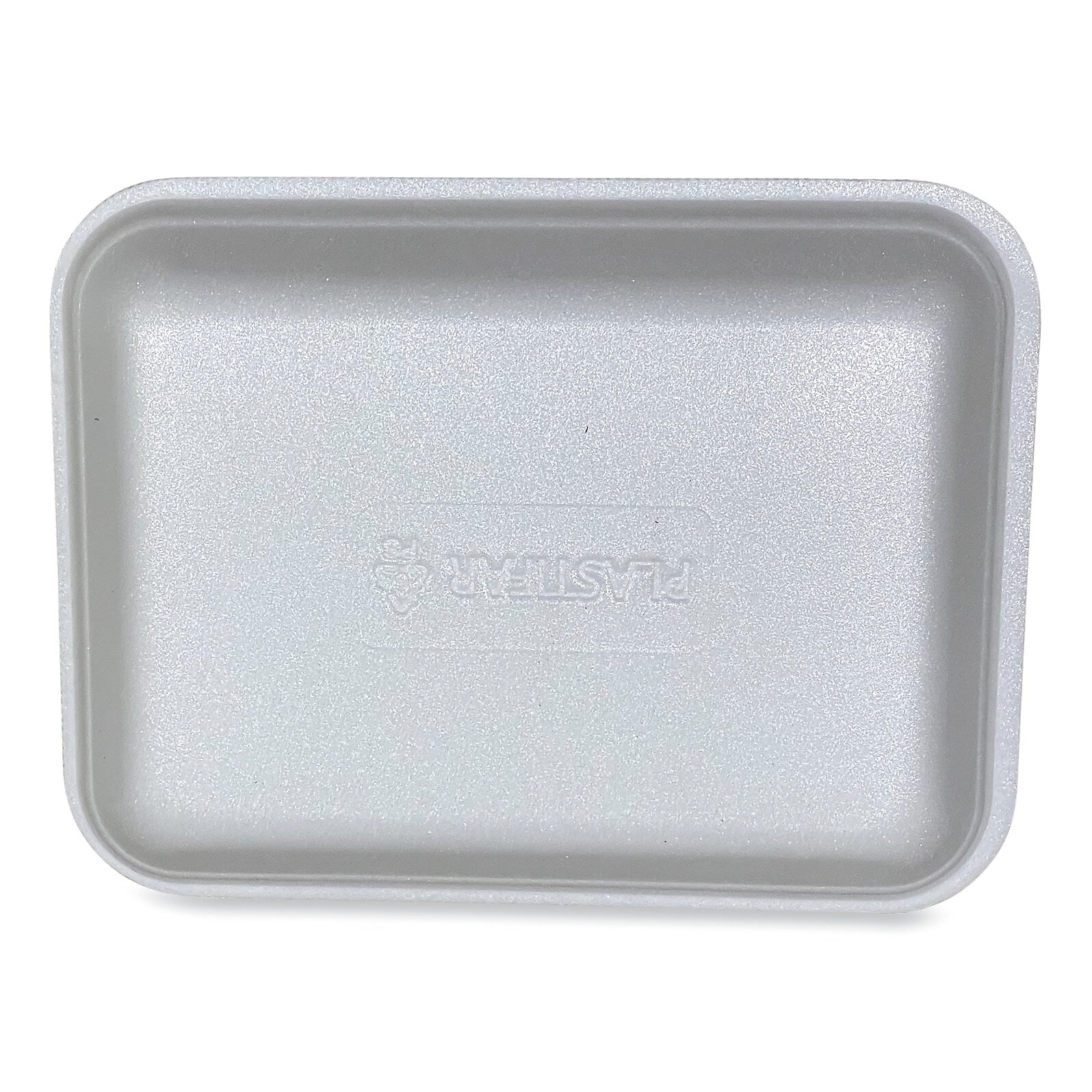 GEN Meat Trays, #3P, 8.7 x 6.6 x 1.1, White, 400/Carton