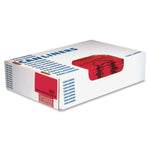 Heritage 1.3 mil Red Biohazard Can Liners, 46"W x 40"L x 1.30 mil Thickness, Low Density, Red, Linear Polyethylene, 200/CT, Can