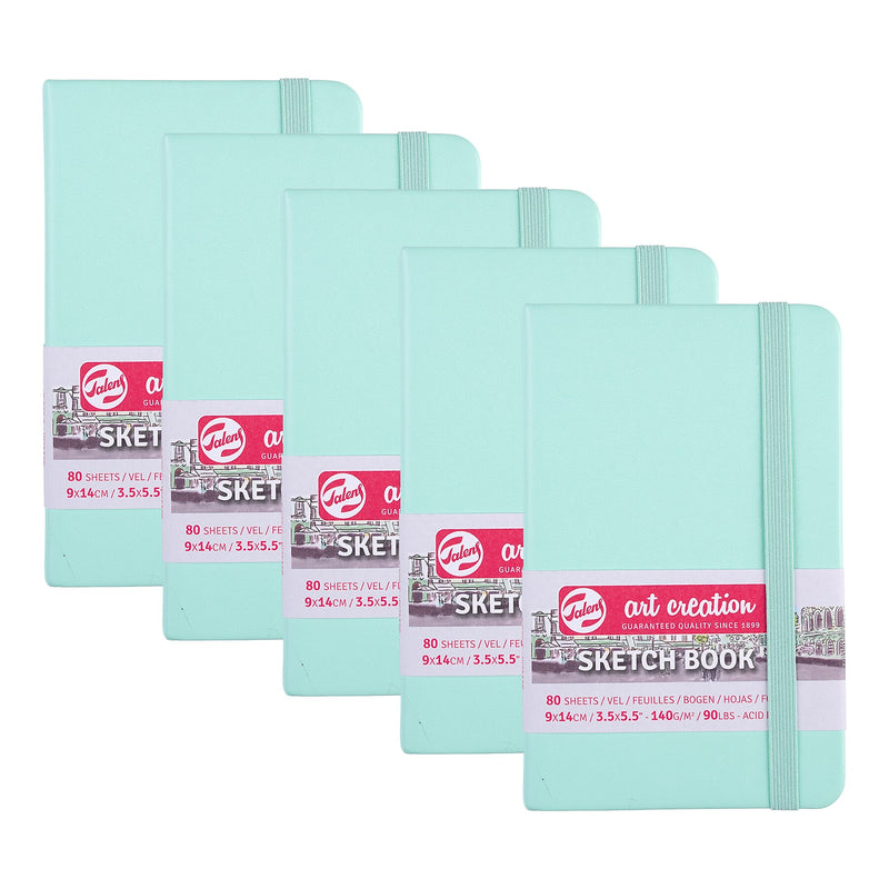 Talens Art Creation 3.5" x 5.5" Sketch Book, 80 Sheets/Book, 5/Bundle (TLN9314031M-5)