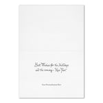 "Delightful Christmas" Holiday Card w/ White Unlined Recycled Envelope, 250/BX