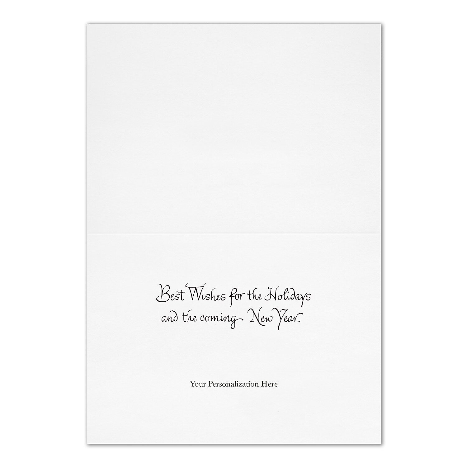 "Delightful Christmas" Holiday Card w/ White Unlined Recycled Envelope, 250/BX