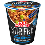 Nissin Cup Noodles Stir Fry Korean BBQ Flavor Noodles in Sauce, 6/Carton (NIS42403)