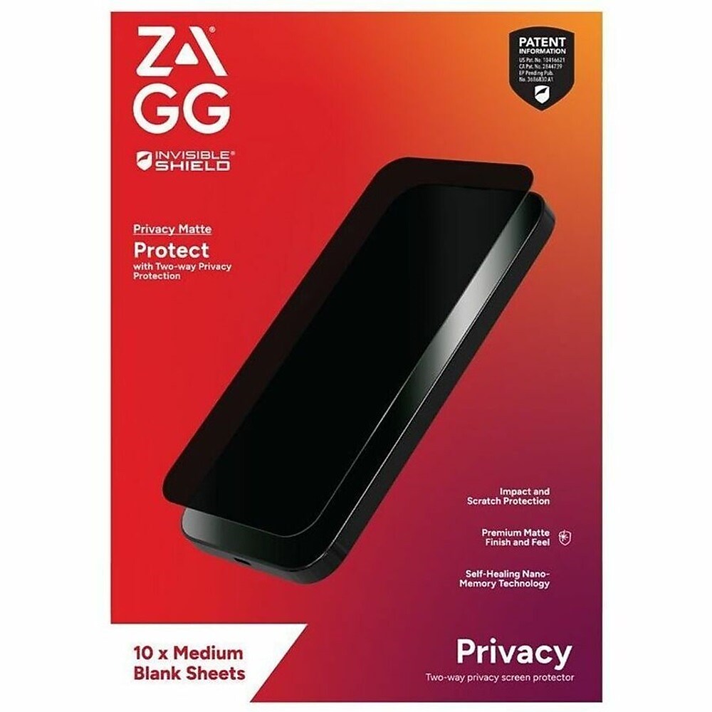 ZAGG InvisibleShield Protect Anti-Glare Privacy Filter & Screen Protector for Samsung Galaxy S25 Ultra (200211369)