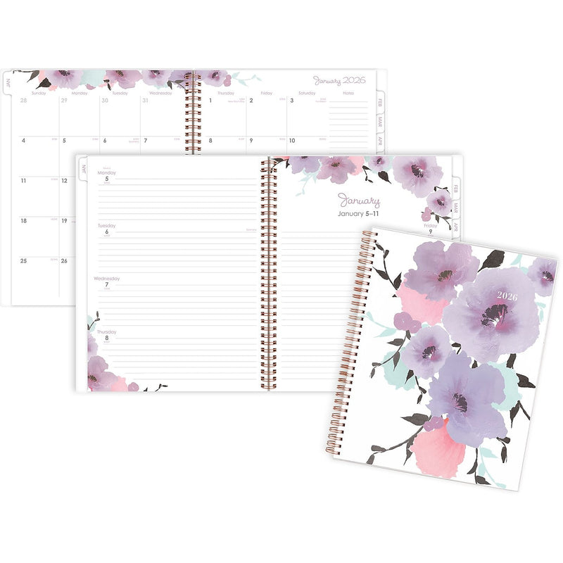 2026 Cambridge Mina 8.5" x 11" Weekly & Monthly Planner, Poly Cover, Multicolor (1134-905-26)