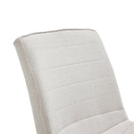 ELLE Decor Adelaide Armless Fabric Task Chair, Ivory (48214B)
