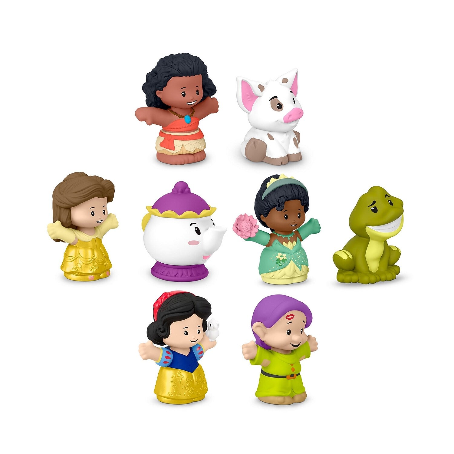 Fisher-Price Little People Disney Princess Story Duos Figure Pack, Multicolored (HPL23)