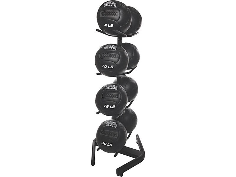 Champion Sports Black U-Ring Double Medicine Ball Tree (DTM1)
