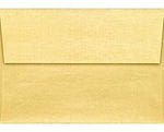 LUX Moistenable Glue A1 Invitation Envelope, 3 5/8" x 5 1/8", Gold Metallic, 250/Box (5365-07-250)