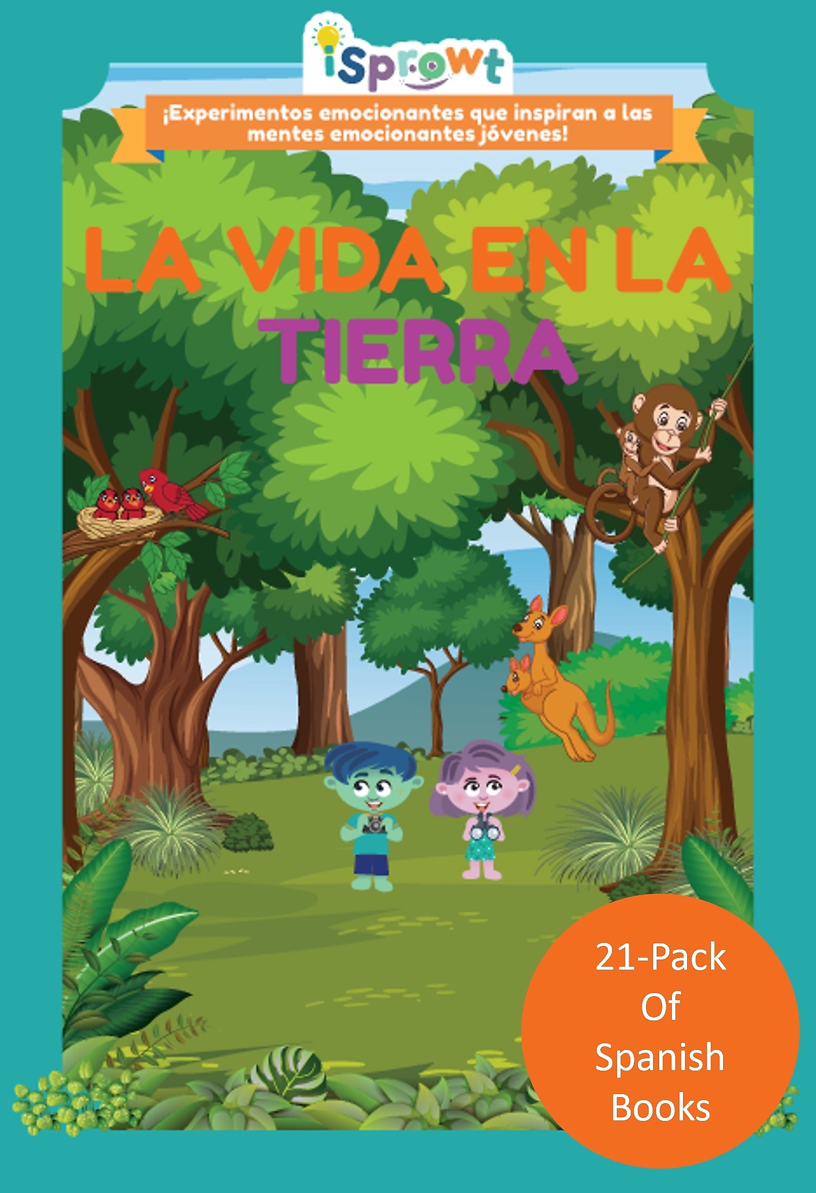 iSprowt Life on Earth Spanish Translation Workbook Kit, Multicolor (785459614649)