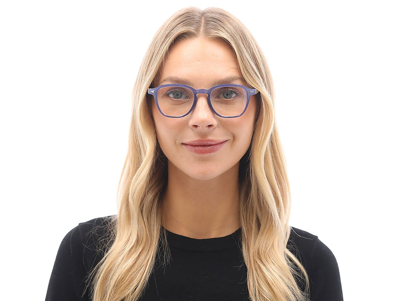SAV Optitek Blue Light +1.50 Reading Glasses, Blue (E7313)
