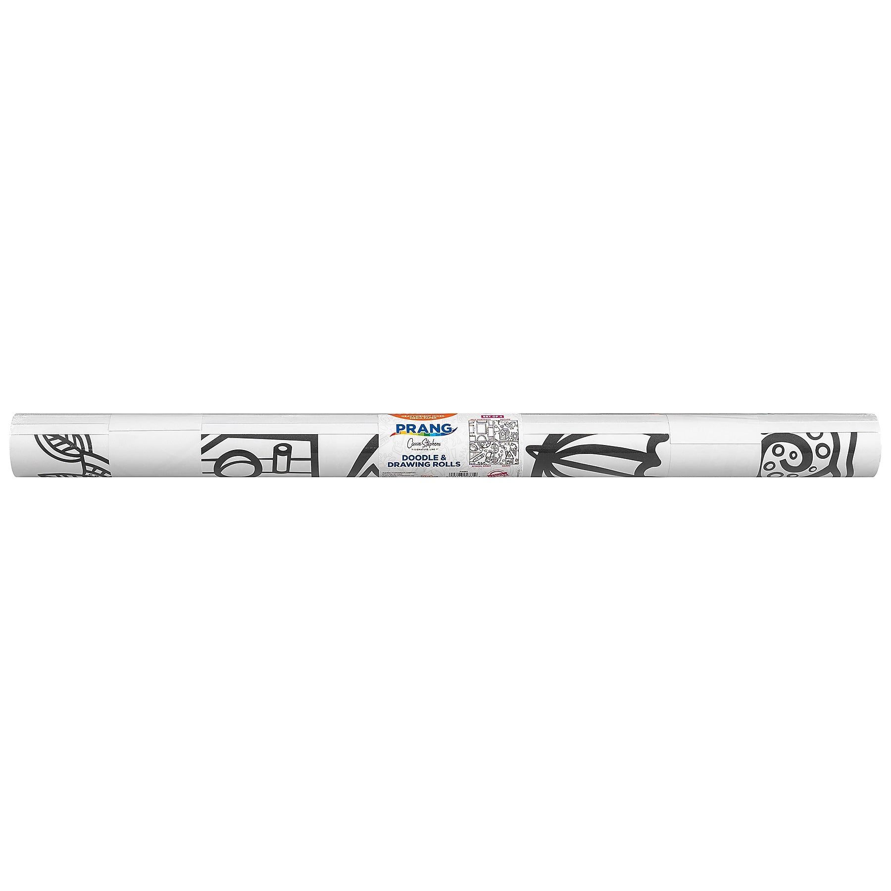 Prang Doodle & Drawing Roll, 30" x 58", White, 4 Sheets/Roll (PAC4861)