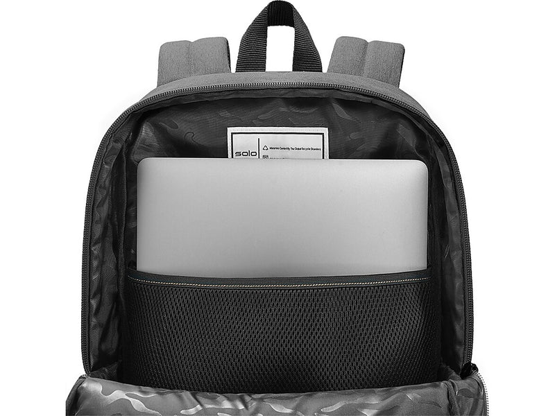 Solo New York Re:Fresh Backpack, Gray (UBN795-10)