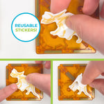Tytan Toys Dinosaurs Magnetic Tiles & Building Blocks, 60 Pieces (ACTYT025)