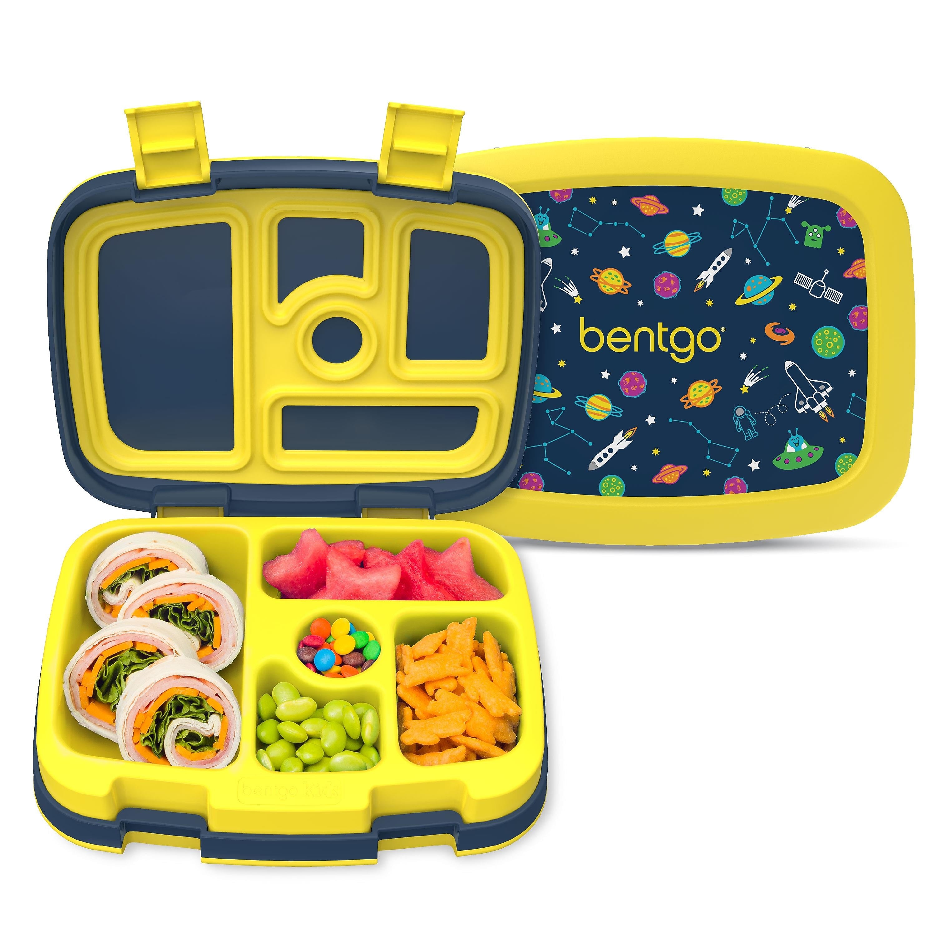 bentgo Kids Bento Box, 5-Compartment, Space, 19.2 oz. (BGKDPT-SAC)