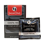 JavaOne Costa Rican Coffee Soft Pods, Medium Roast, 84/Carton (JTC30406CT)