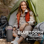 Treblab Wireless Bluetooth Speaker, Waterproof, Black (HD-FORCE)