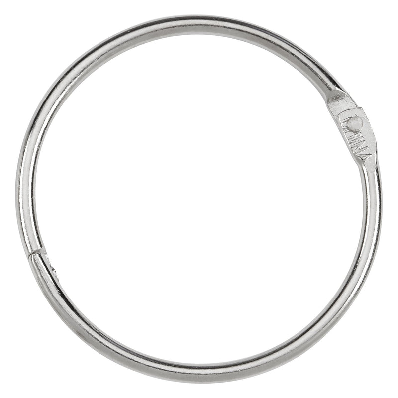 ACCO Book Ring, 2" Capacity, Silver, 50/Box (ACC72205)