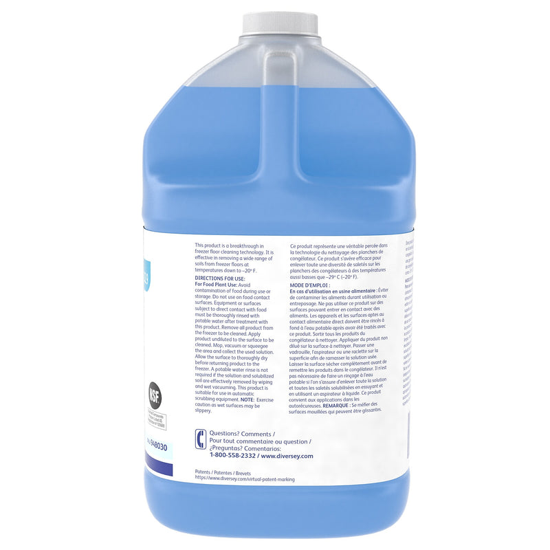 Diversey Suma Freeze D2.9 Floor Cleaner, Unscented, 128 Fl. Oz., 4/Carton (948030)